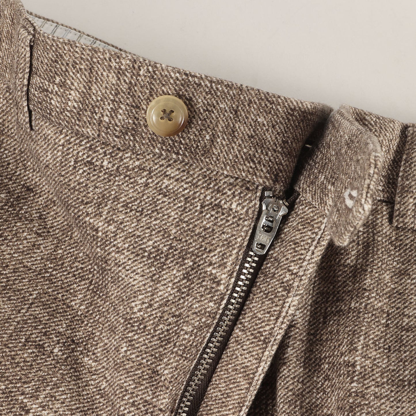 メランジ スリム ストレート ストレッチ スラックス (PANTALONE CHINO)