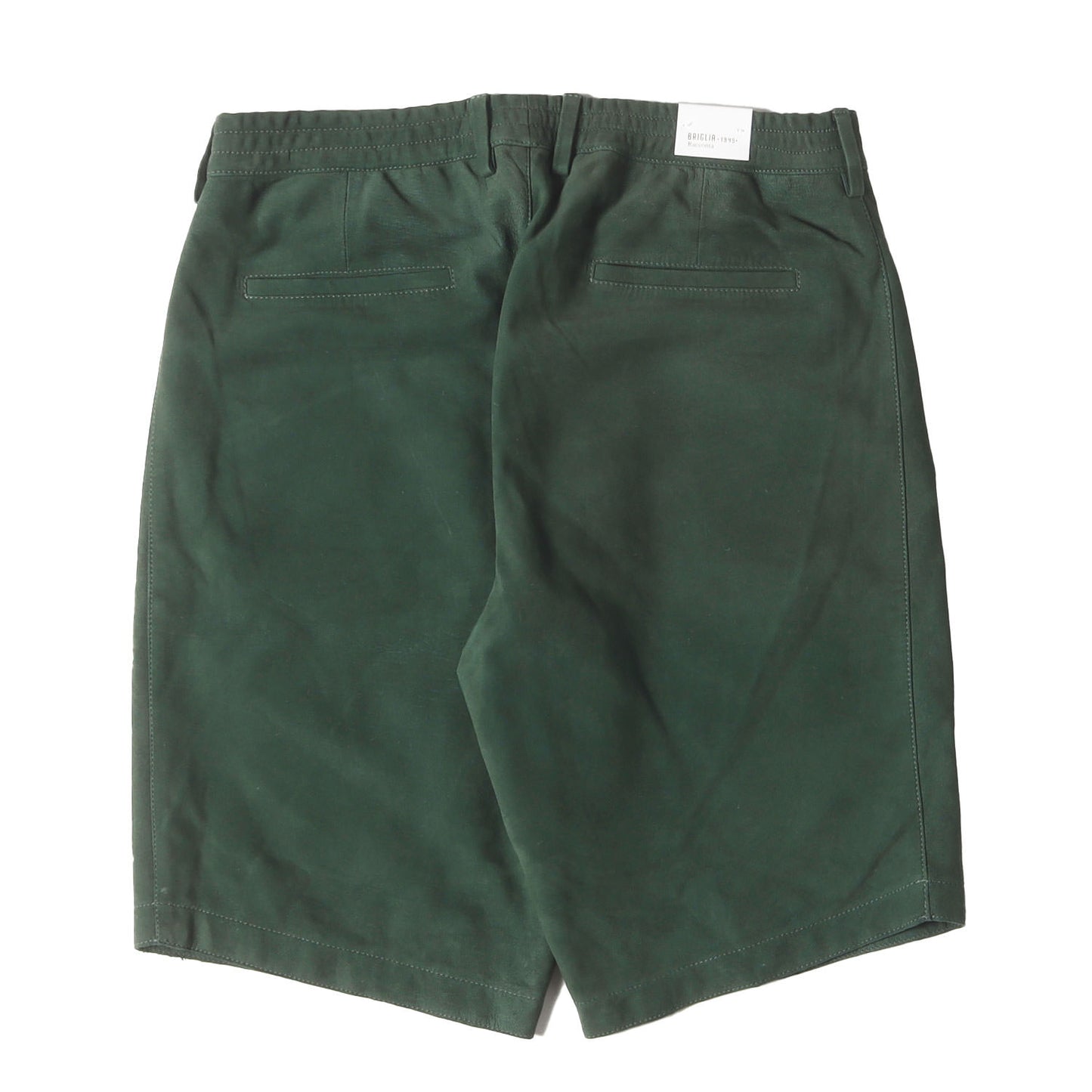 ワンタック ヌバックレザー ショート パンツ / MADE IN ITALY