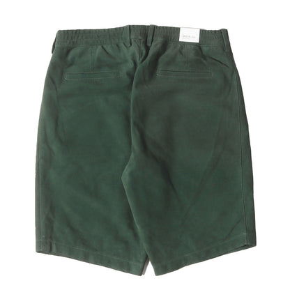 ワンタック ヌバックレザー ショート パンツ / MADE IN ITALY