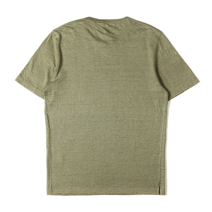 現行タグ メランジ リネン ニット Tシャツ