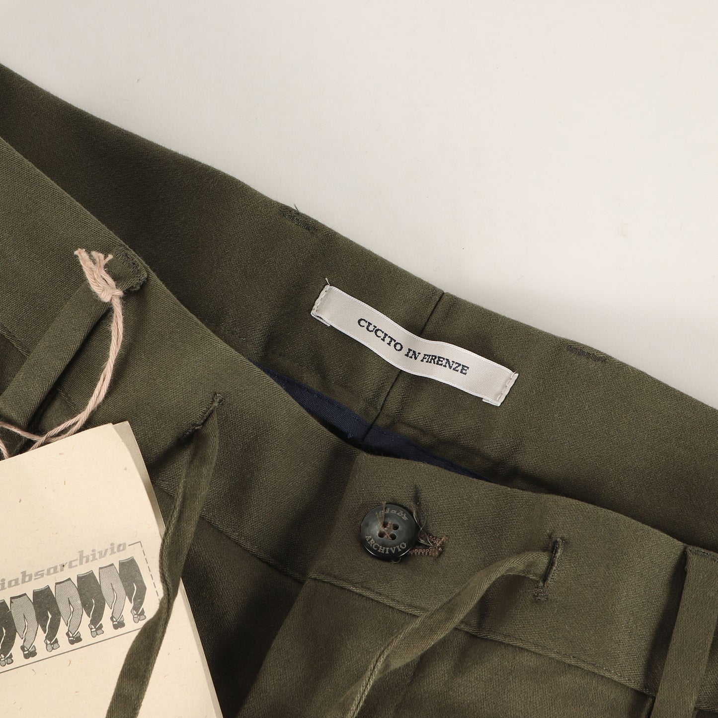 22AW ワンタック テーパード ストレッチ ピーチスキン スラックス (MASACCIO/M1) / MADE IN ITALY