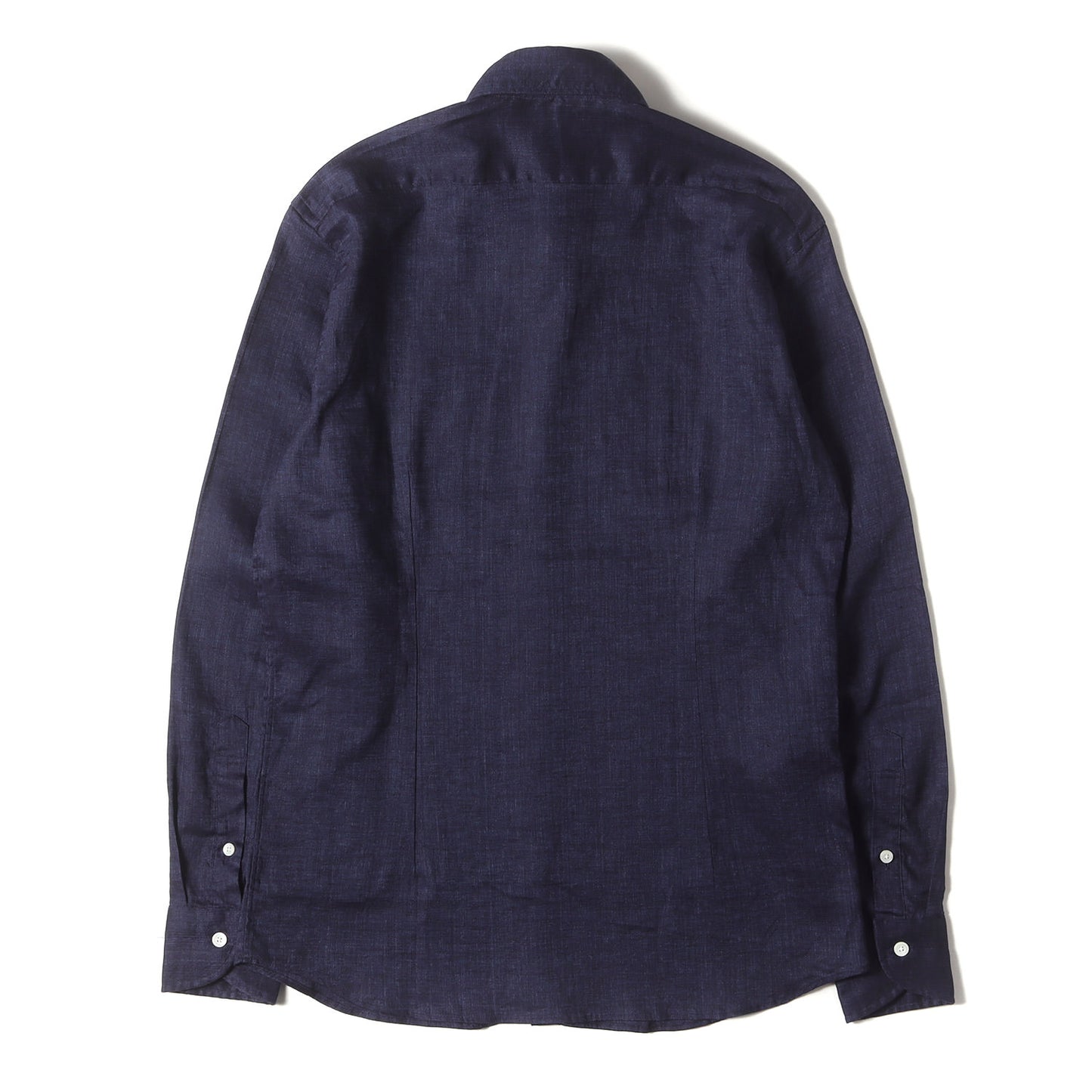 25SS リネン ナチュラルストレッチ ワイドカラーシャツ