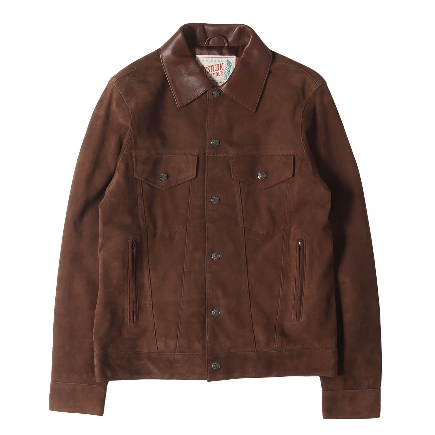 ラムスエード ウエスタンジャケット