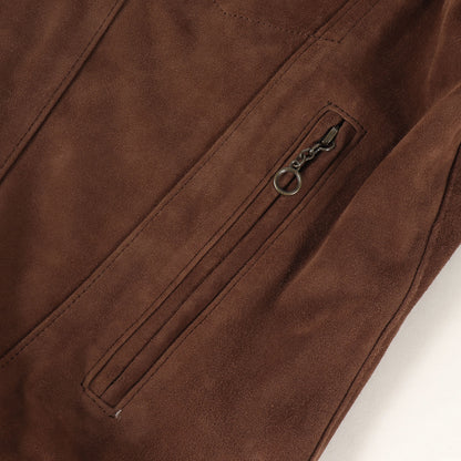 ラムスエード ウエスタンジャケット