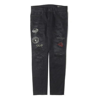 HG PATCH DENIM スリムパンツ