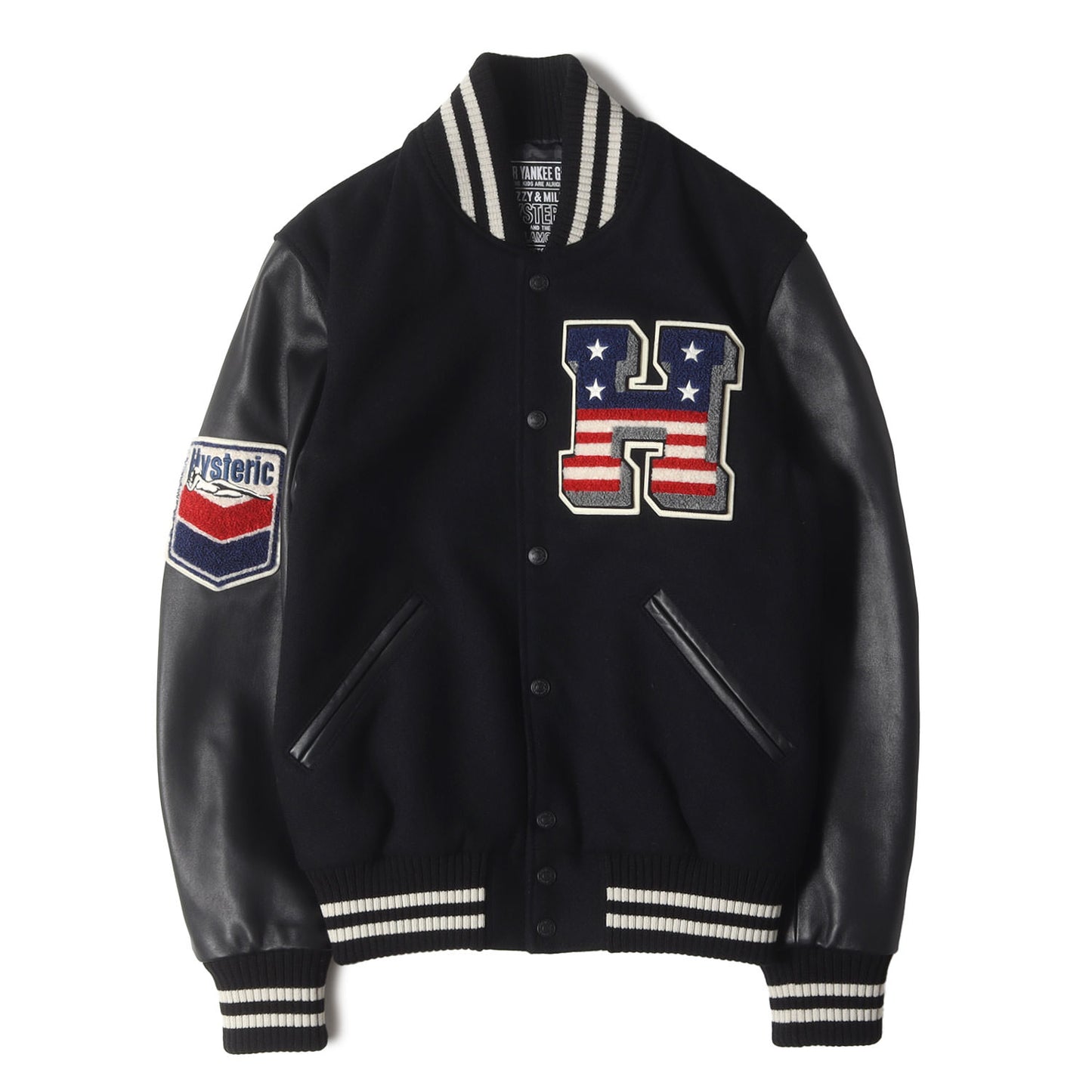 21AW VIXEN GIRL 刺繍 ヴァーシティ ジャケット