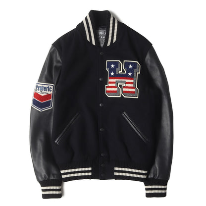 21AW VIXEN GIRL 刺繍 ヴァーシティ ジャケット