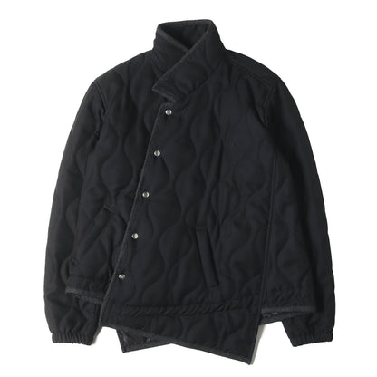 22AW アシンメトリー キルティング コーチジャケット (COACH JACKET)
