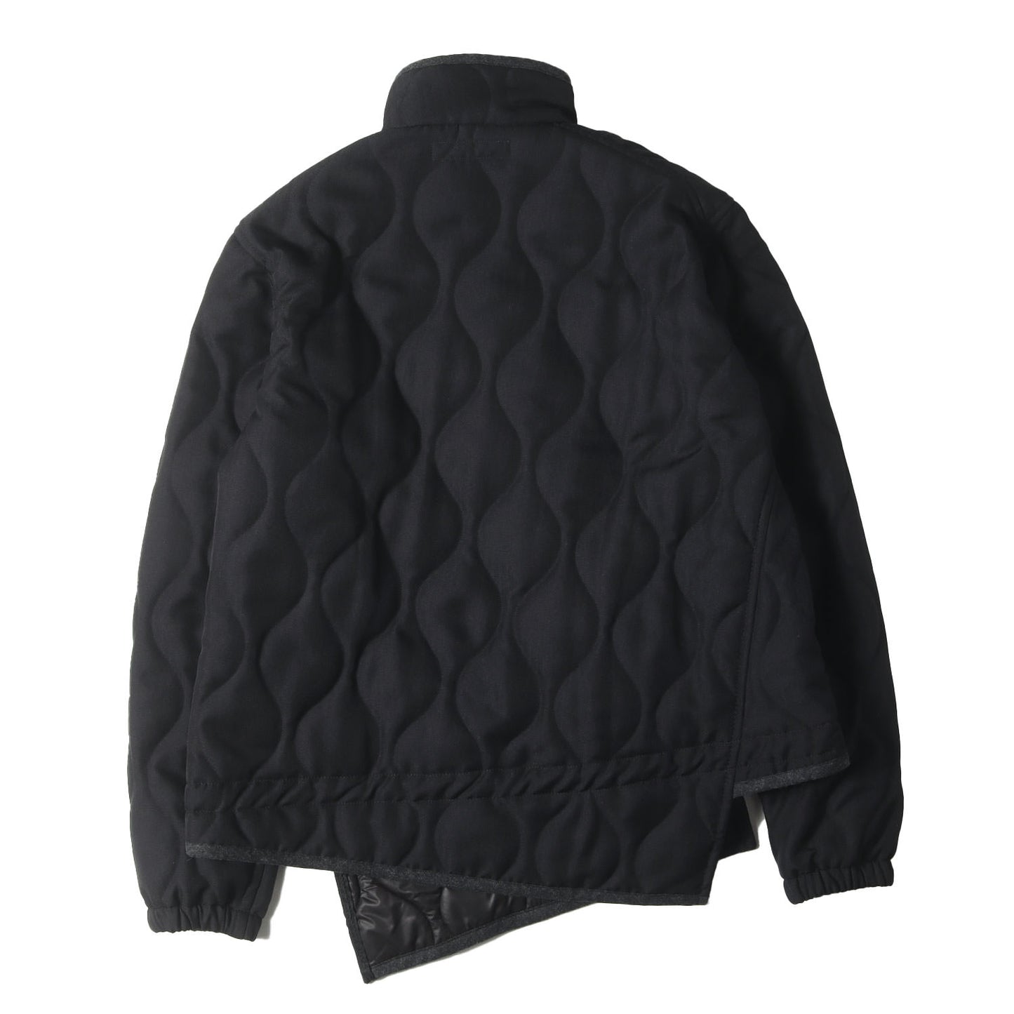 22AW アシンメトリー キルティング コーチジャケット (COACH JACKET)