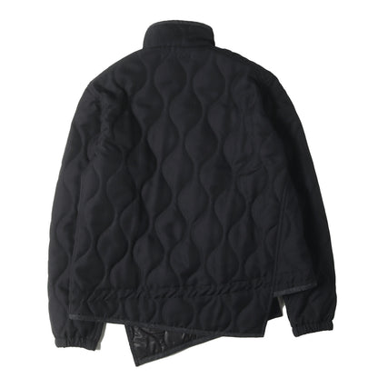 22AW アシンメトリー キルティング コーチジャケット (COACH JACKET)