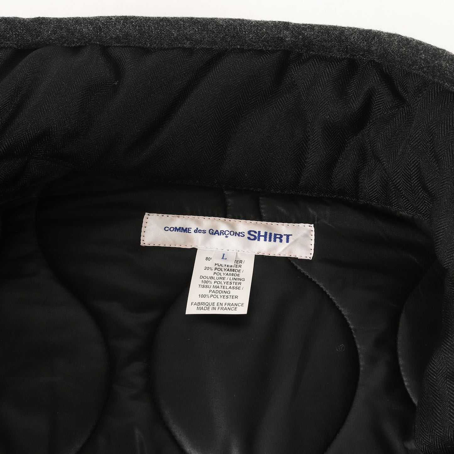 22AW アシンメトリー キルティング コーチジャケット (COACH JACKET)