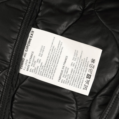 22AW アシンメトリー キルティング コーチジャケット (COACH JACKET)