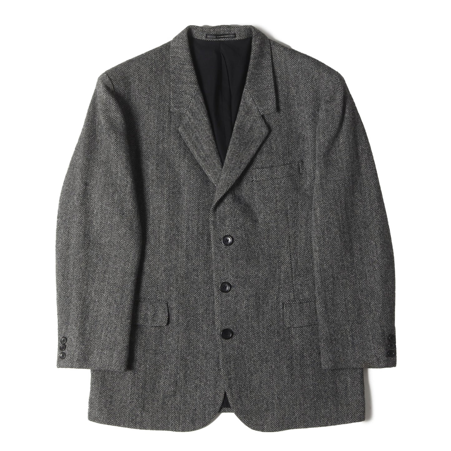 ヘリンボーン ウール 3B テーラード ジャケット / Y's for men