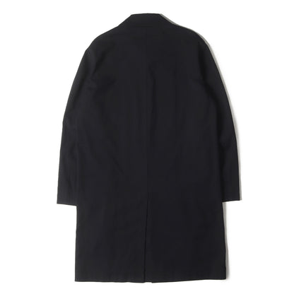 00s アンゴラ混 ウールギャバ 4B ステンカラー コート / Y's