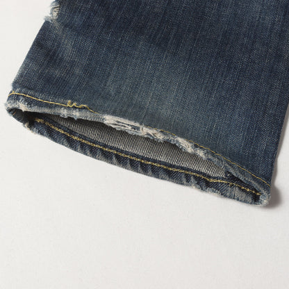 スタッズ付き ストレッチ デニムパンツ