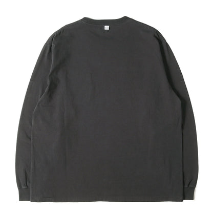 24SS ヴィンテージウォッシュ加工 ロングスリーブ Tシャツ (SD US Cotton Pocket Long Sleeve T Vintage Wash)