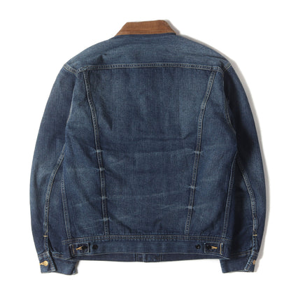 25AW × Lee ヴィンテージウォッシュ ブランケット付き デニム トラッカー ジャケット (LEE / SD Storm Rider Denim Jacket 101 LJ VW)