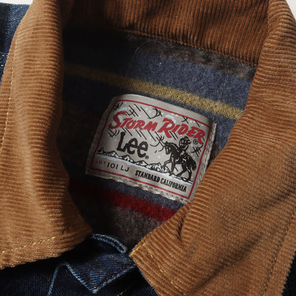 25AW × Lee ヴィンテージウォッシュ ブランケット付き デニム トラッカー ジャケット (LEE / SD Storm Rider Denim Jacket 101 LJ VW)