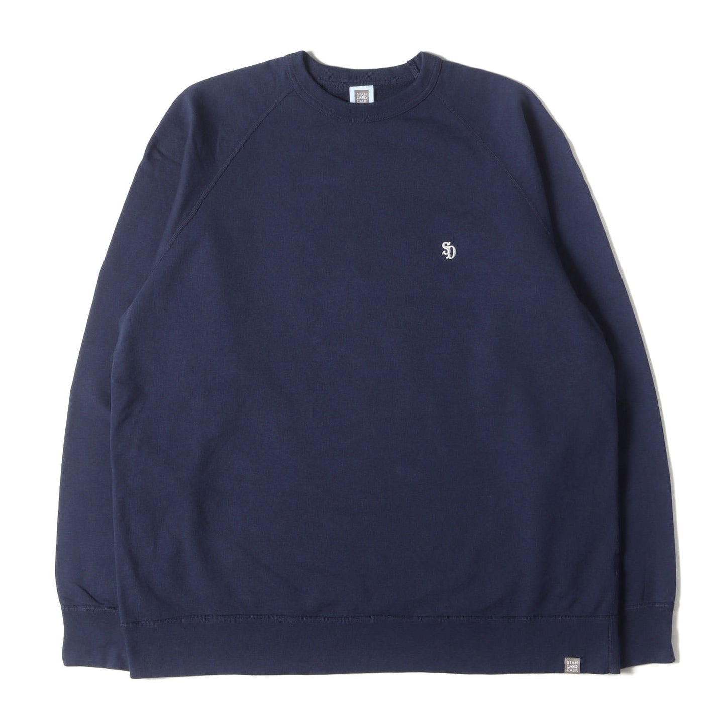 24AW ワンポイント 刺繍 スウェット トレーナー (SD PIMA COTTON CREW SWEAT)