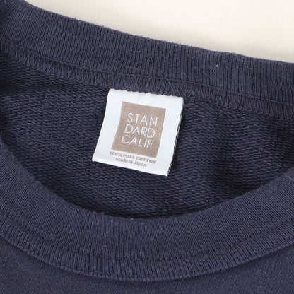 24AW ワンポイント 刺繍 スウェット トレーナー (SD PIMA COTTON CREW SWEAT)