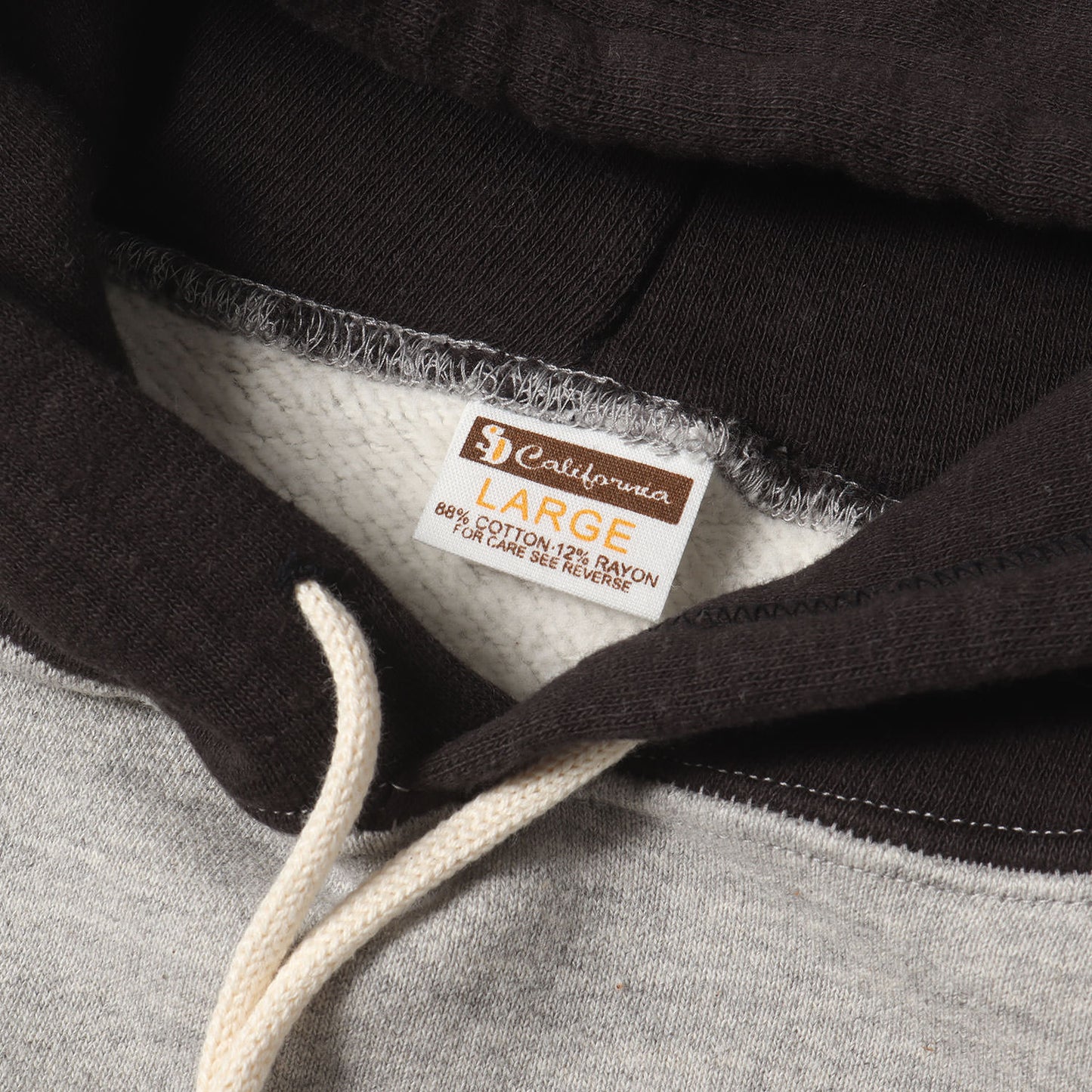 25SS ダイナーロゴ ツートーン スウェット パーカー (SD 88/12 DINER LOGO 2TONE HOOD SWEAT)