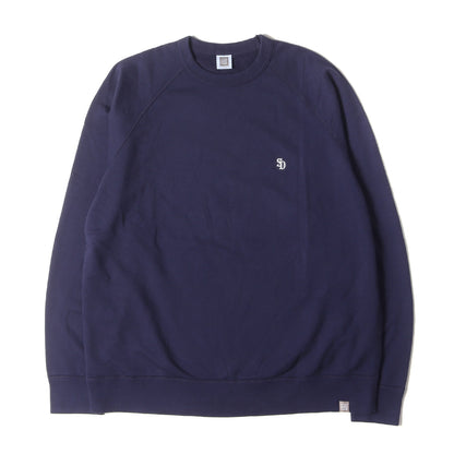 24AW ワンポイント 刺繍 スウェット トレーナー (SD PIMA COTTON CREW SWEAT)
