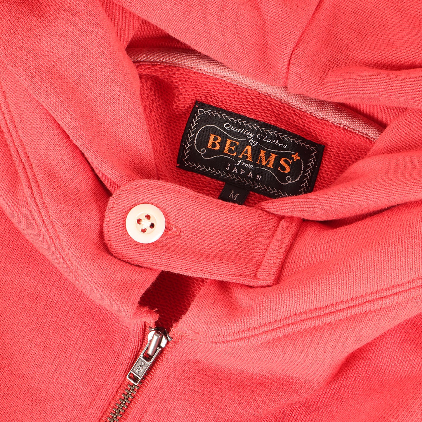 24AW ハーフジップ コットン フーディー (Sweat Half Zip Hoodie) / BEAMS PLUS