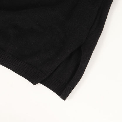 グラフィック ロゴ ハイゲージ コットン ニット (南極2号 JQ PO) / BLACK Scandal