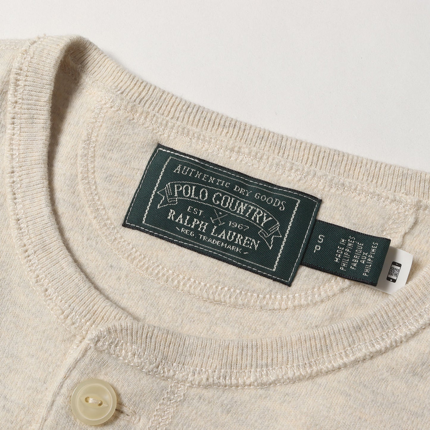 近年モデル ヘンリーネック フライス スウェット トレーナー / POLO COUNTRY