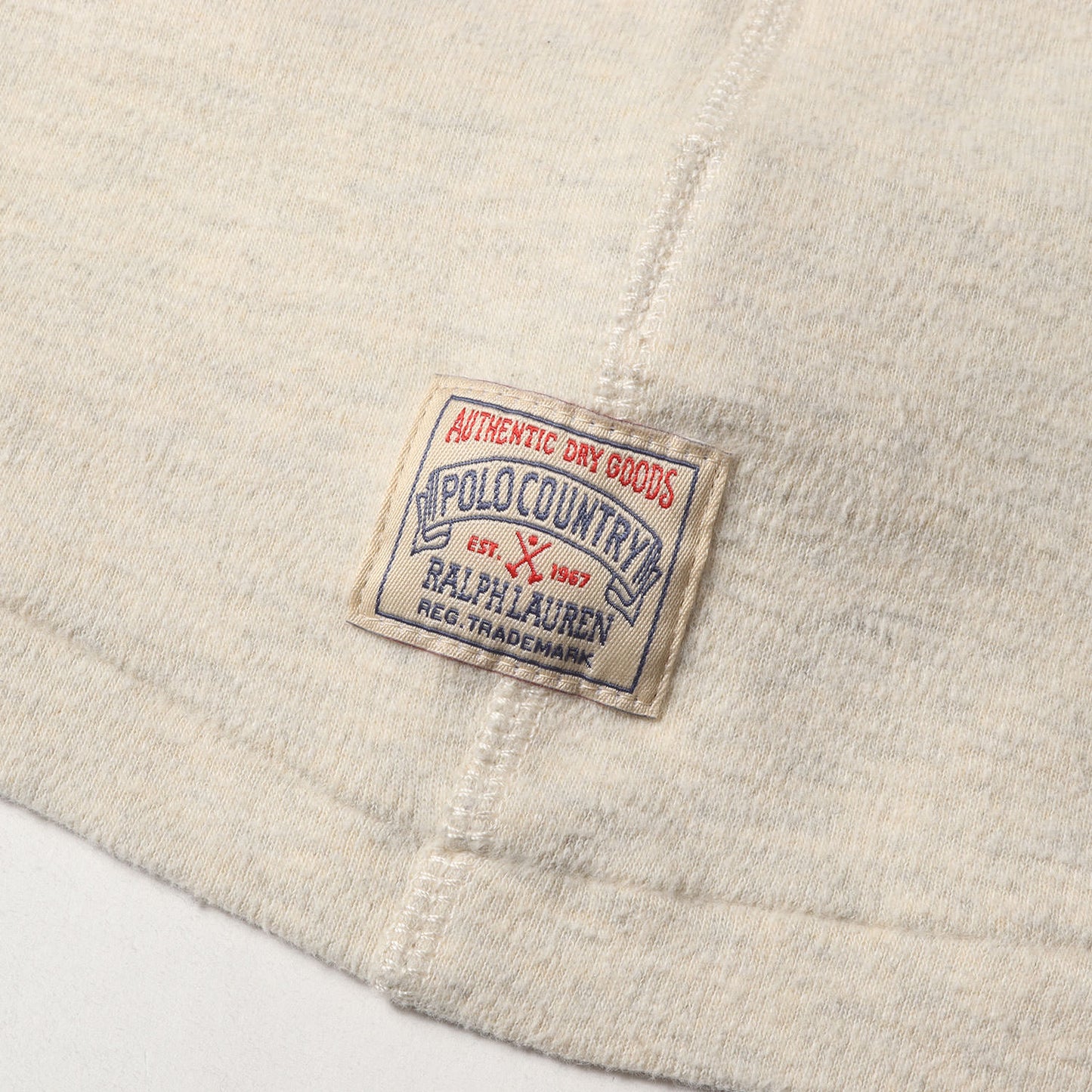 近年モデル ヘンリーネック フライス スウェット トレーナー / POLO COUNTRY