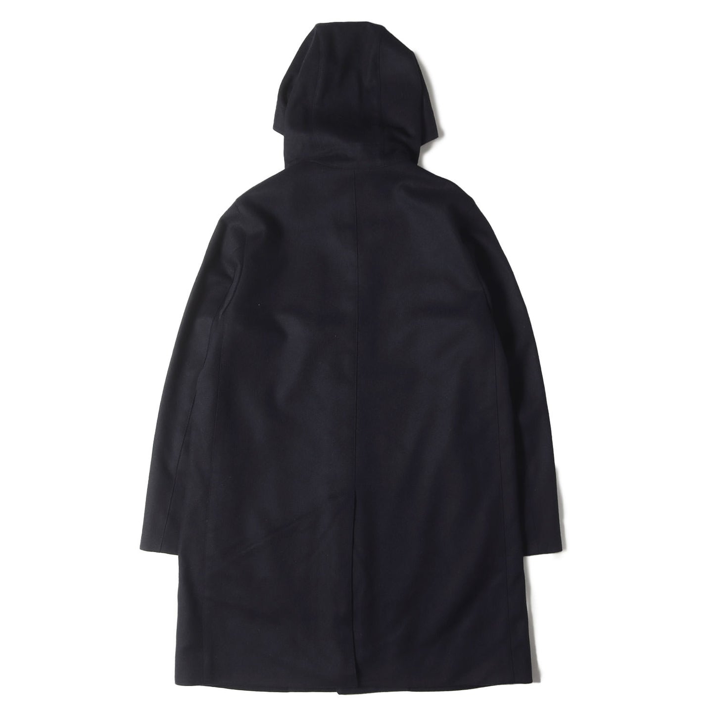 フライフロント フーテッド ウールモッサ コート