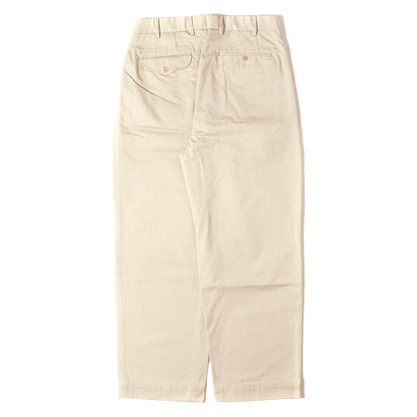 22AW ツータック ワイドストレート チノパンツ (NIDOM CHINO BALLOON PANTS)