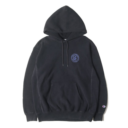 24AW × BEAUTY&YOUTH 別注 単色タグ フェード加工 CCSF 刺繍 リバースウィーブ スウェット パーカー