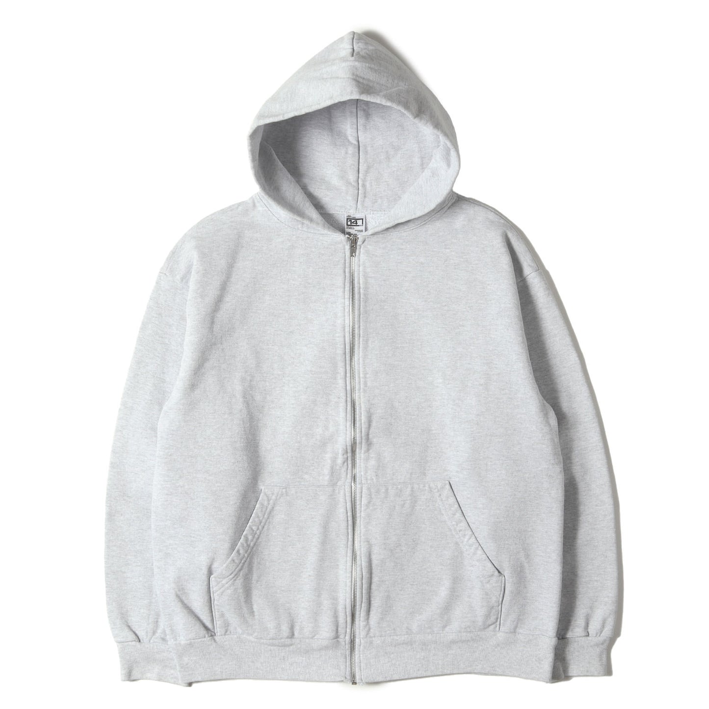 14oz スウェット ジップ パーカー (Heavy Fleece Zip-Up Hoodie Piece Dye) / MADE IN USA