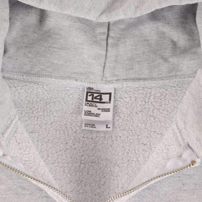 14oz スウェット ジップ パーカー (Heavy Fleece Zip-Up Hoodie Piece Dye) / MADE IN USA