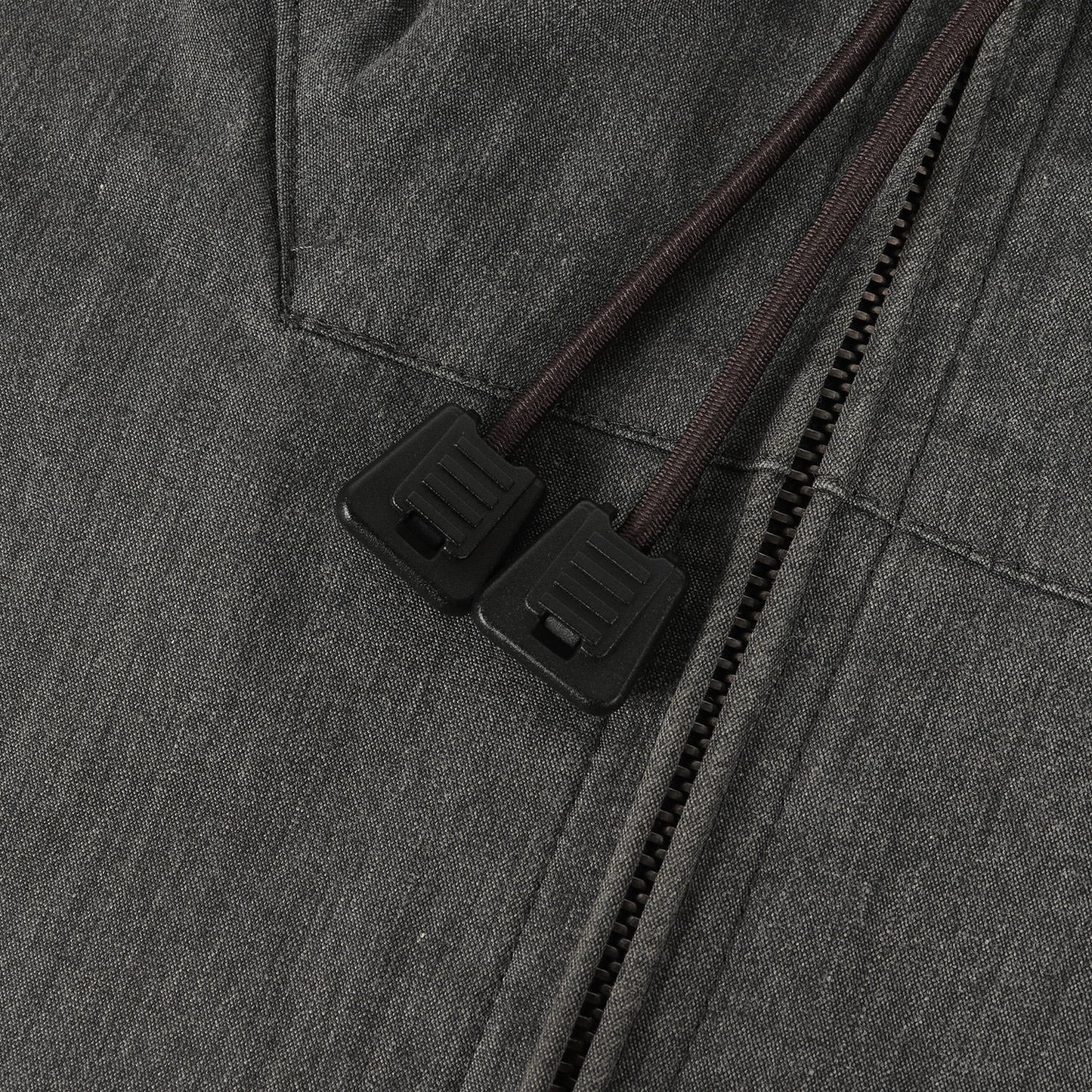 シャンブレー ジップ パーカー ジャケット / MADE IN JAPAN