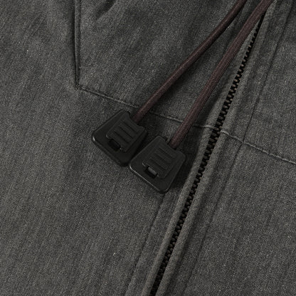 シャンブレー ジップ パーカー ジャケット / MADE IN JAPAN