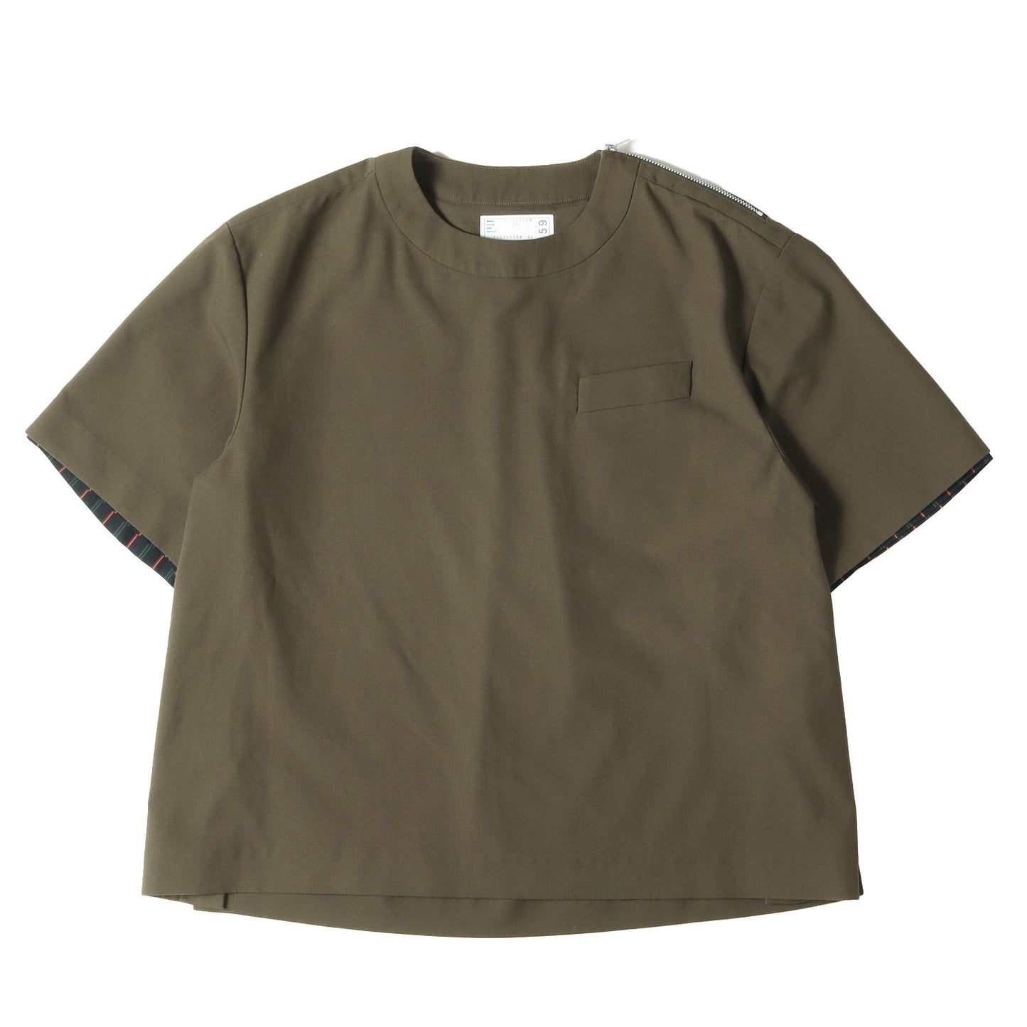 21SS ショルダージップ プルオーバー シャツ (SUITING PULLOVER)