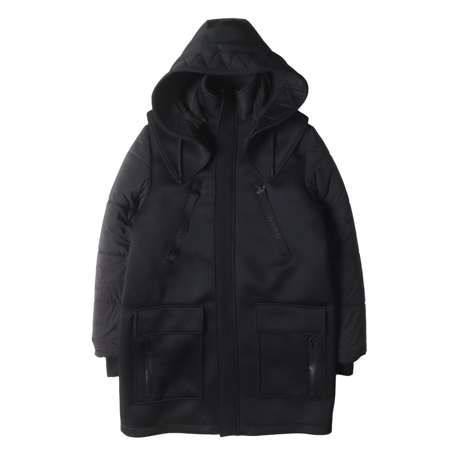 × H&M ダウンライナー付き ボンディング ロング コート