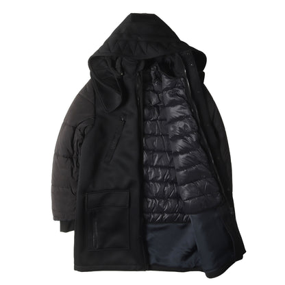 × H&M ダウンライナー付き ボンディング ロング コート