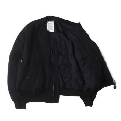25AW メルトン ボンバージャケット (WOOL MELTON BOMBER JKT 2511-9001)