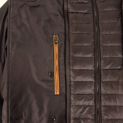 前立てライナー付き ダウン ピーコート (EMIDIO-KM)