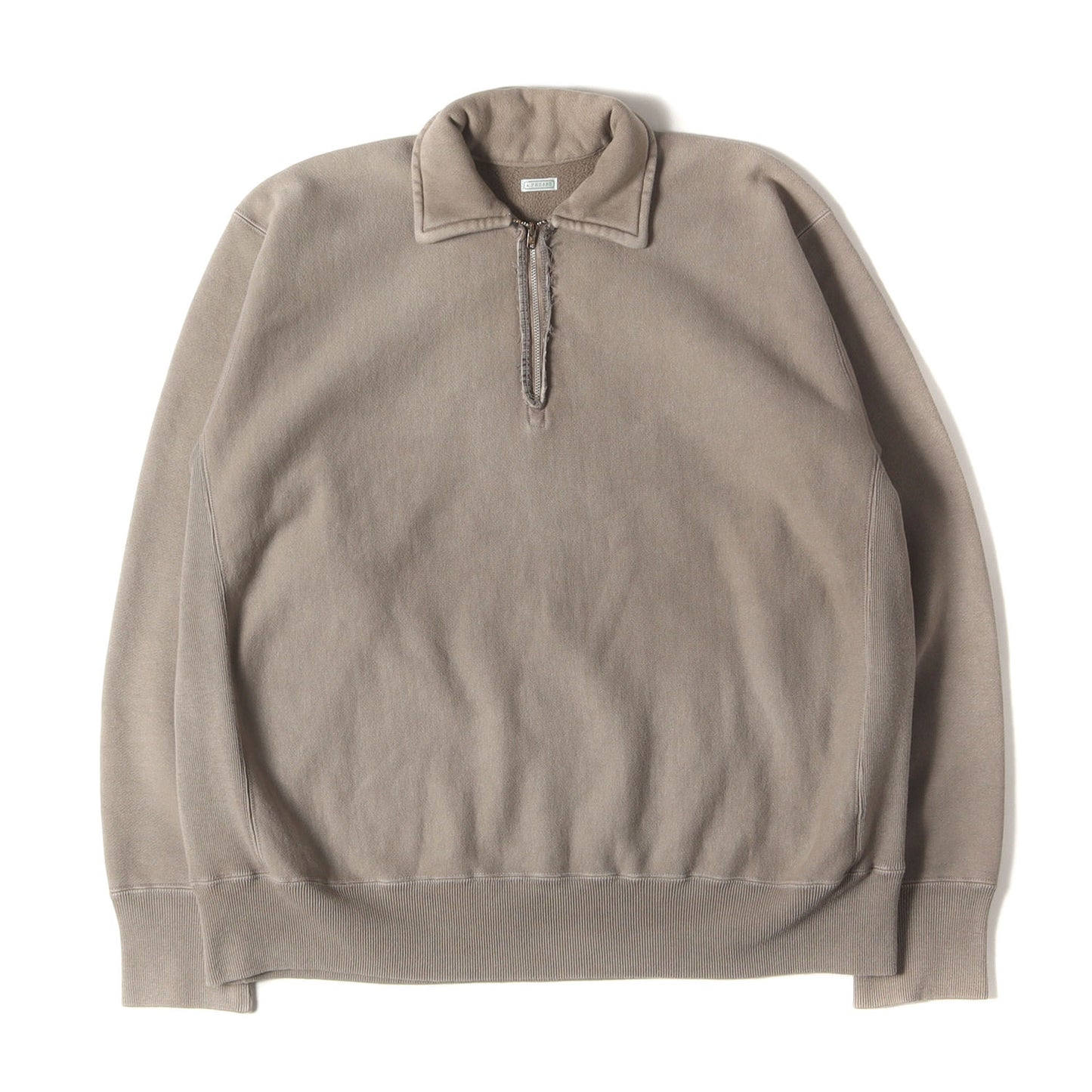 25AW × BIOTOP 別注 ヴィンテージ加工 ハーフジップ スウェット トレーナー (A.PRESSE for BIOTOP Vintage Half Zip Sweat)
