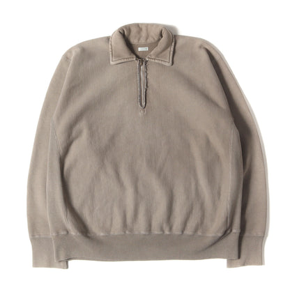25AW × BIOTOP 別注 ヴィンテージ加工 ハーフジップ スウェット トレーナー (A.PRESSE for BIOTOP Vintage Half Zip Sweat)