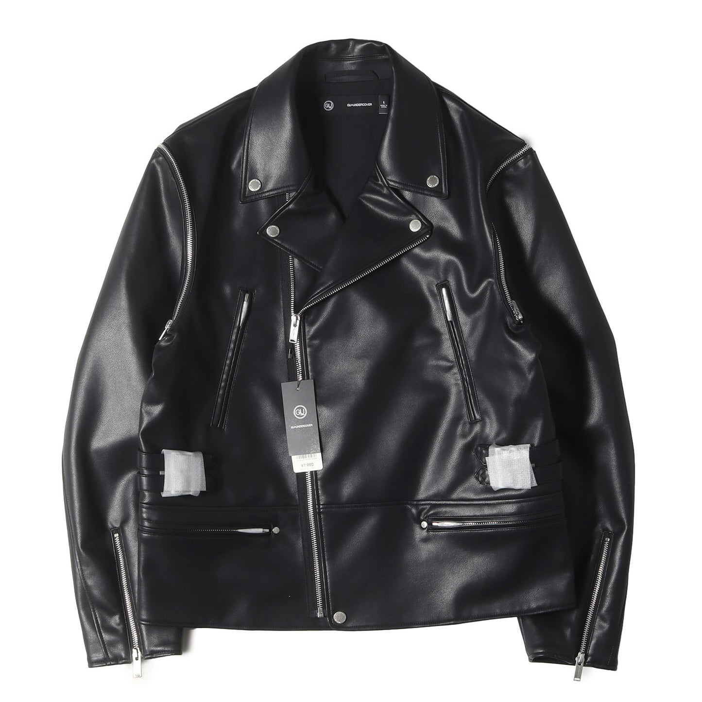 24SS × GU 2WAY ダブル ライダース ジャケット