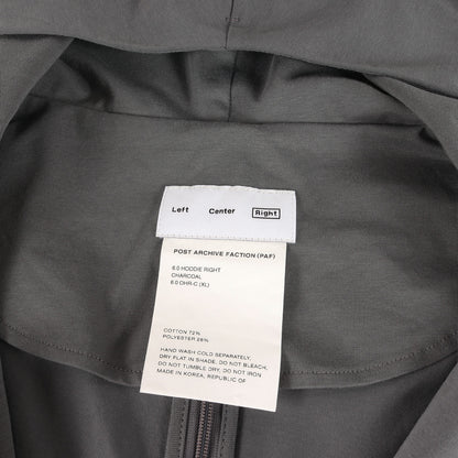 24SS ストレッチコットン ジップ パーカー (6.0 HOODIE RIGHT)