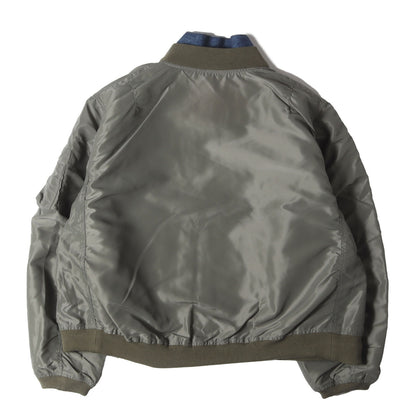 25SS × Levis リバーシブル デニム ナイロン ツイル ブルゾン (Denim × Nylon Twill Reversible Blouson)