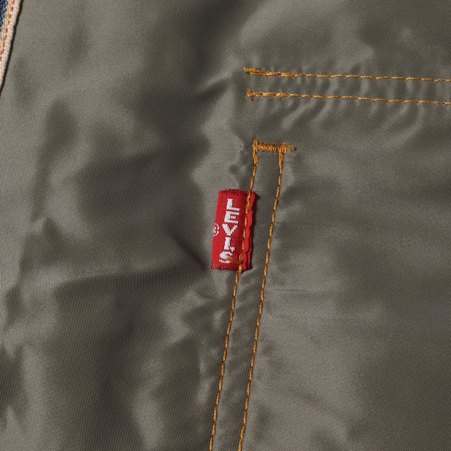 25SS × Levis リバーシブル デニム ナイロン ツイル ブルゾン (Denim × Nylon Twill Reversible Blouson)