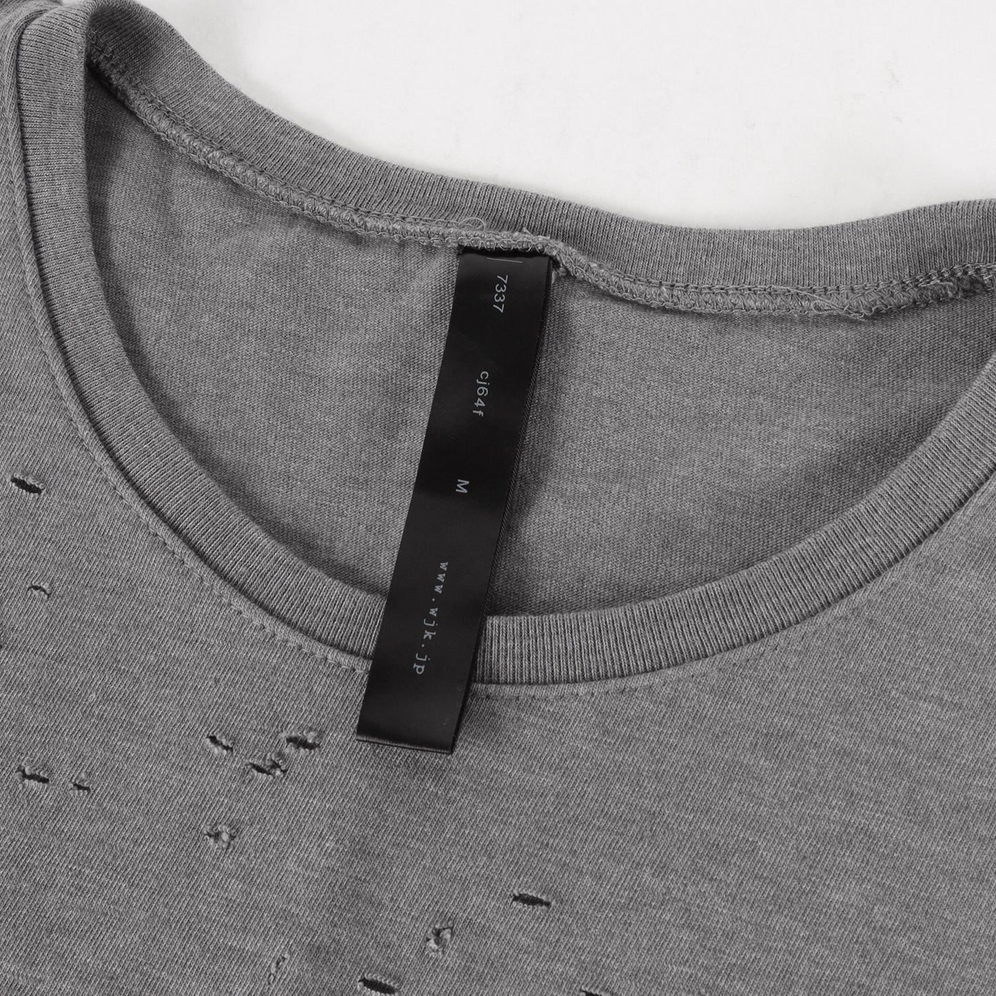 25SS クラッシュ加工 レイヤード Tシャツ (2-ply crash Tee)