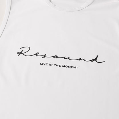 25SS ロゴ ノースリーブ Tシャツ (RUSH OVER NO SLEEVE)